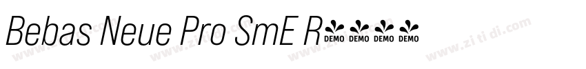 Bebas Neue Pro SmE R字体转换